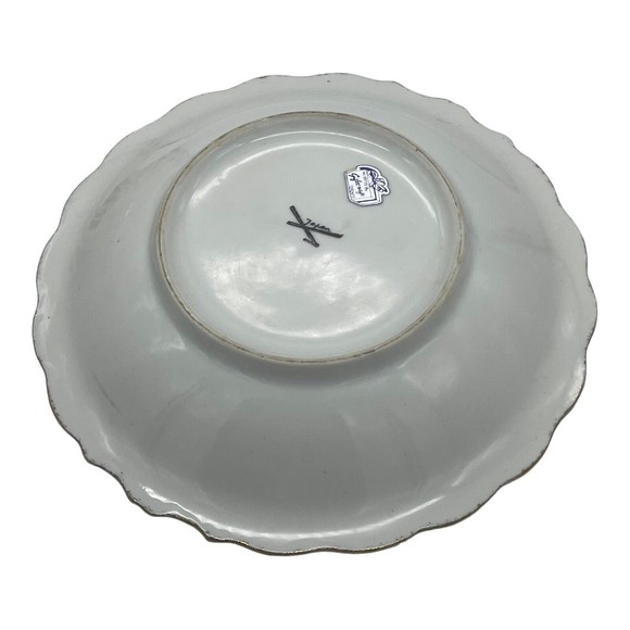 VINTAGE Japan Lusterware Portrait Of Courting Couple Pitcher and Bowl Gold Rim - Picture 12 of 15